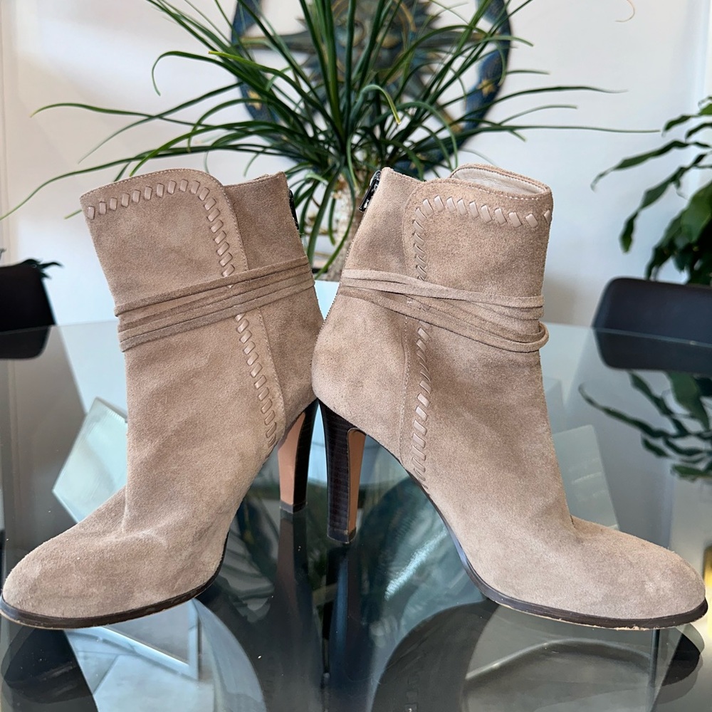 Coach Suede Ankle Boot with 4in Heel